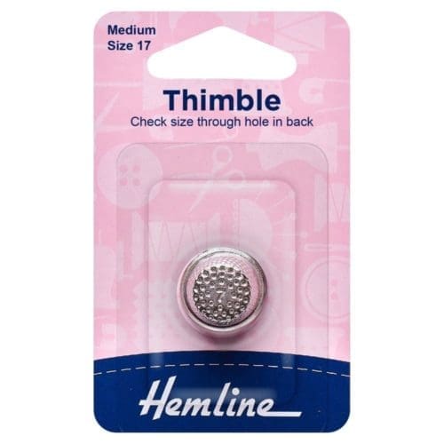 Hemline Thimble Metal Assorted Size