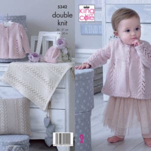 King Cole 5342 DK Knitting Pattern Babies