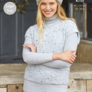 King Cole 5796 DK Adult Tank Knitting Pattern