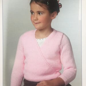 Stylecraft 8044 Wondersoft DK Knitting Pattern Girls Ballet Top