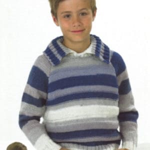 Stylecraft 8787 DK Child Sweater Knitting Pattern