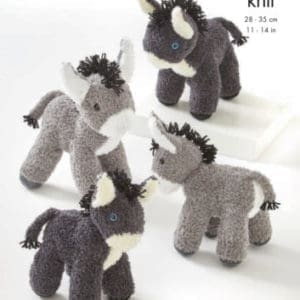 King Cole 9159 DK Donkey Knitting Pattern