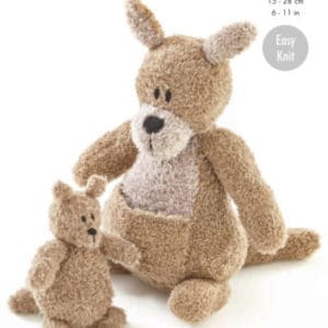 King Cole 9161 Kangaroo Knitting Pattern