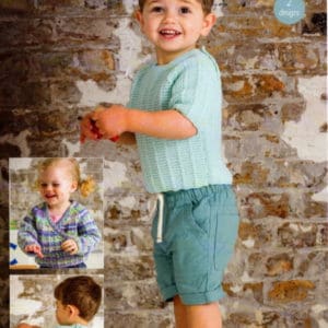 Stylecraft 9282 DK Babies Tshirt Cardigan Knitting Pattern