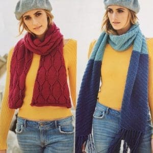 Stylecraft 9588 DK Scarf Shawls Knitting Pattern