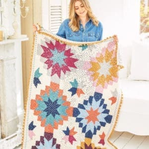 Stylecraft 9957 DK Harvest Blanket Crochet Pattern