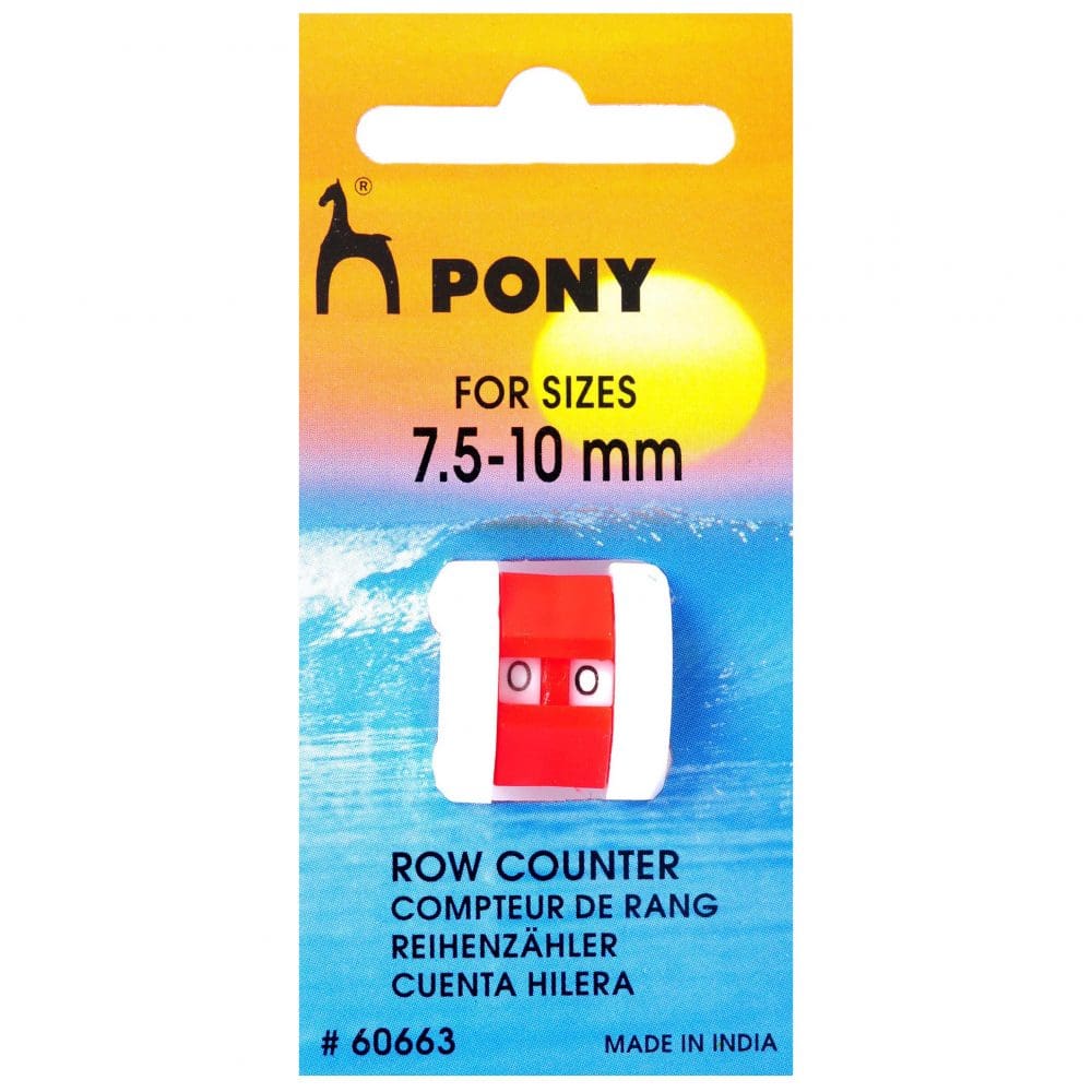 Pony Row Counter Jumbo 7.50 mm - 10 mm