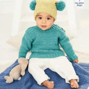 Stylecraft 9761 DK Sweater Hat Knitting Pattern