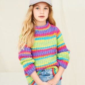 Stylecraft 10045 Child Chunky Tank Top Sweater Knitting Pattern