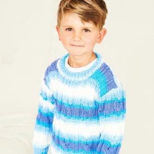 Stylecraft 10046 Child Chunky Sweaters Cardigan  Knitting Pattern