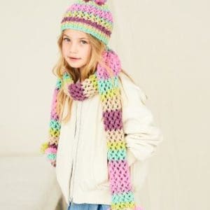 Stylecraft 10050 Child Chunky Hat Scarf  Knitting Pattern
