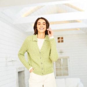 Stylecraft 10062 Adult DK Waistcoat Cardigan Knitting Pattern