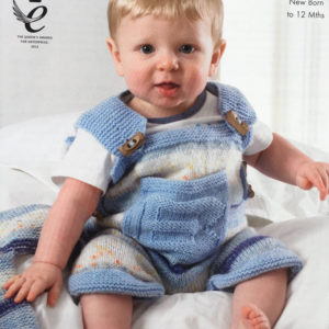 King Cole Knitting Pattern 3767 Coats Dungarees