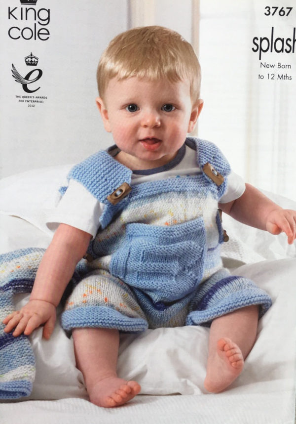 King Cole Knitting Pattern 3767 Coats Dungarees