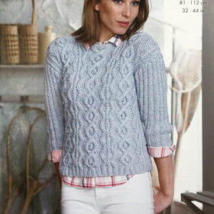 King Cole 4507 Knitting Pattern Chunky Cardigan Sweater