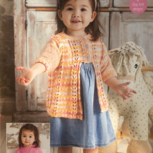 Stylecraft 9278 DK  Girls Cardigan Sweater Knitting Pattern