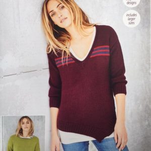 Stylecraft Bellissima DK Knitting Pattern 9584 Sweaters