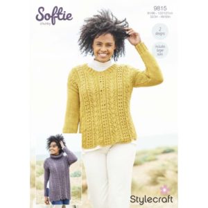 Stylecraft 9815 Adult Sweater Chunky Knitting Pattern