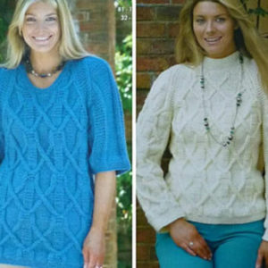 King Cole 3625 Chunky Sweater Tunic Knitting Pattern