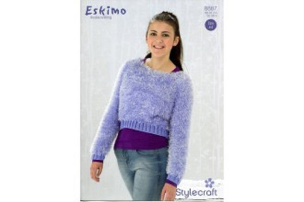 Stylecraft 8887 Sweater DK Knitting Pattern