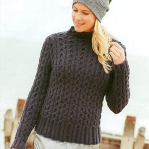 Stylecraft 9116 Adult Cable Sweater Chunky Knitting Pattern