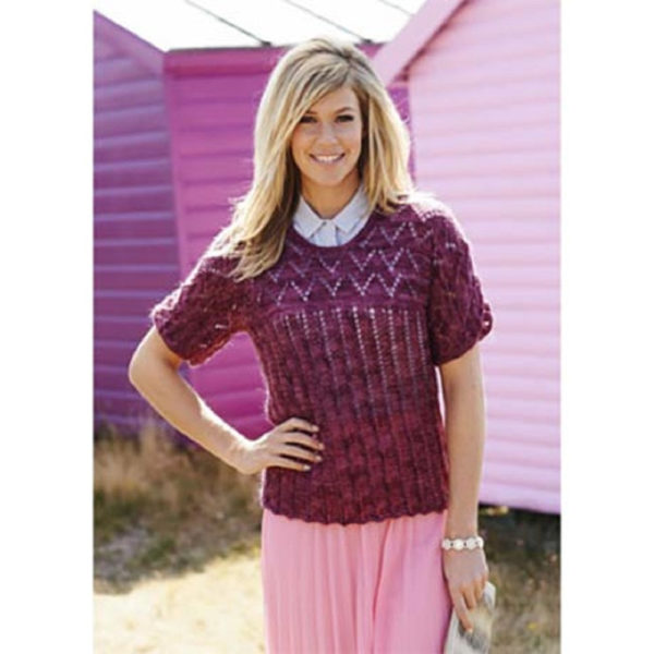 Stylecraft 9123 Womans DK Top Knitting Pattern