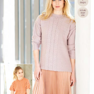 Stylecraft 9393 Sweater Top DK Knitting Pattern