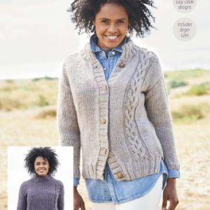 Stylecraft 9812 Adult Sweater Jacket Chunky Knitting Pattern