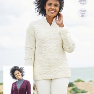 Stylecraft 9817 Adult Sweater Cardigan Chunky Knitting Pattern