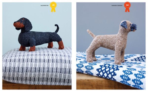 Crocheted Dogs Crochet Pattern Book