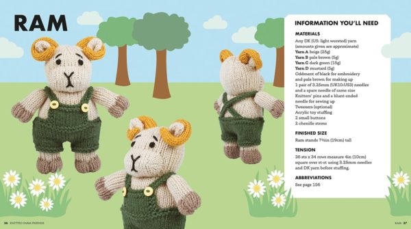 Knitted Farm Friends Book by Sarah Keen