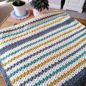 Libby Crafts Makes Eleri Crochet Throw Blanket Yarn Pack