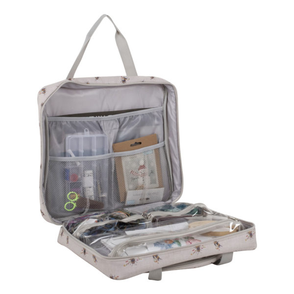 Hobby Gift Project Storage Bag With Embroidery Hoop Pocket