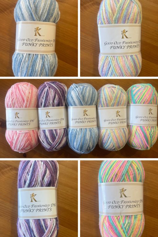 Knitco Good Old Fashioned Funky Prints DK Yarn