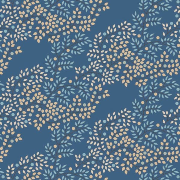 Tilda Fabric Bolt Creating Memories 10mx110cm Berrytangle Prussian