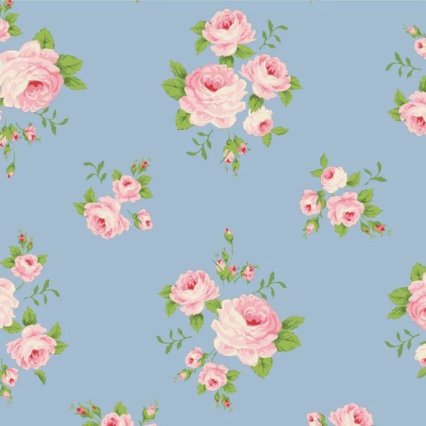 Tilda Fabric on Bolt Sunday Brunch 10mx110cm Mille Sky