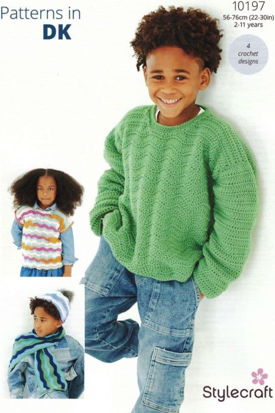 Stylecraft 10197 Child DK Crochet Pattern