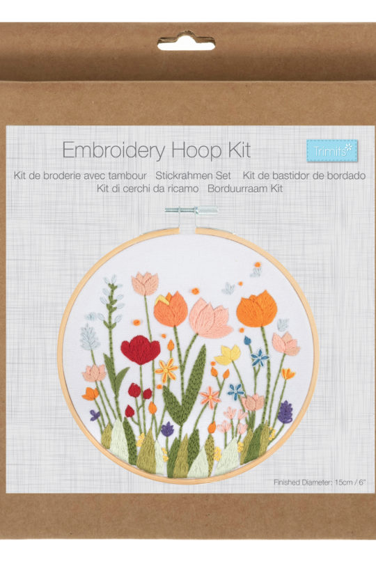 Trimits Bloom Embroidery Kit with Hoop