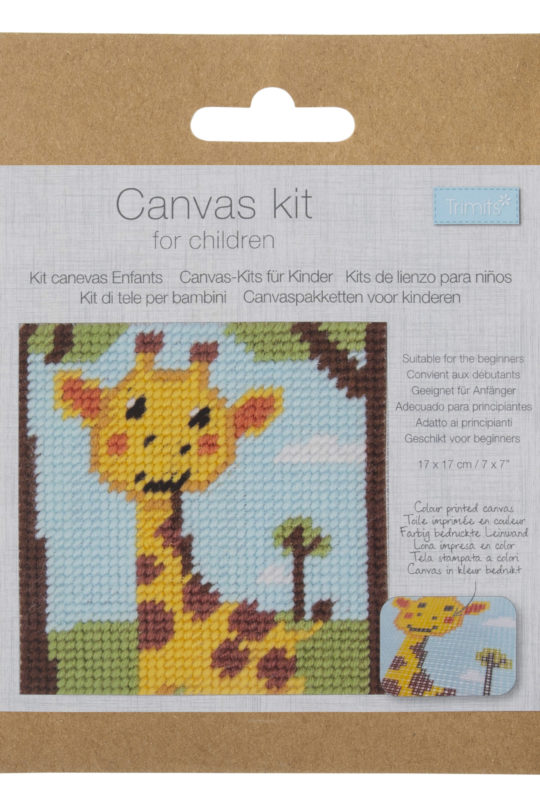 Trimits Children’s Giraffe Half Stitch Tapestry Kit