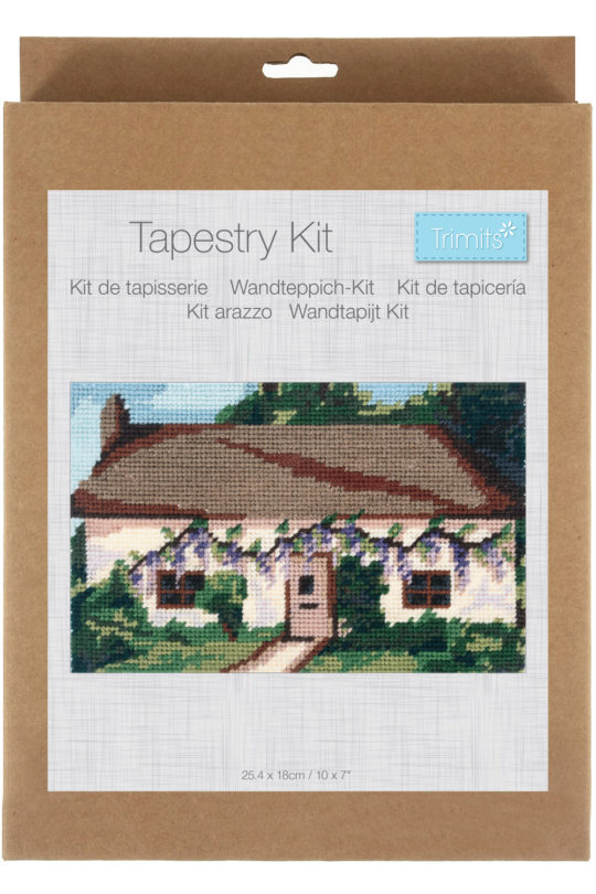 Trimits Spring Cottage Half Stitch / Tapestry Kit