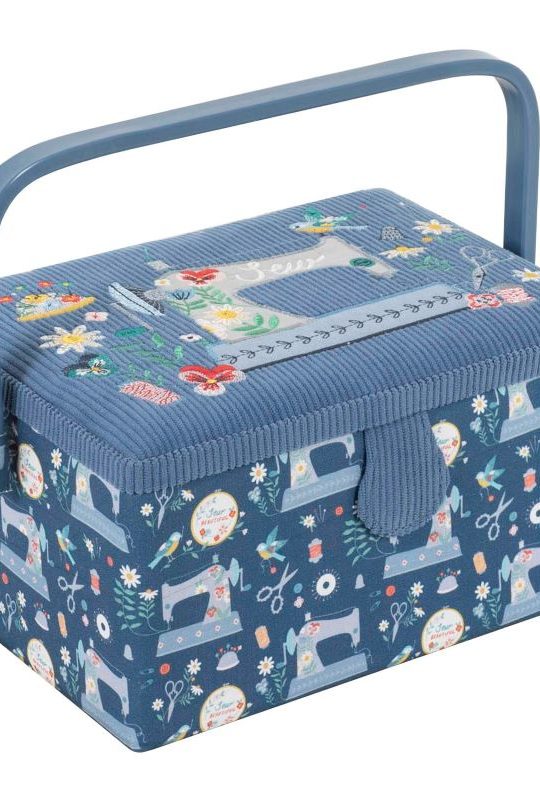 Hobby Gift Sewing Box – Embroidered Sewing Machine Design
