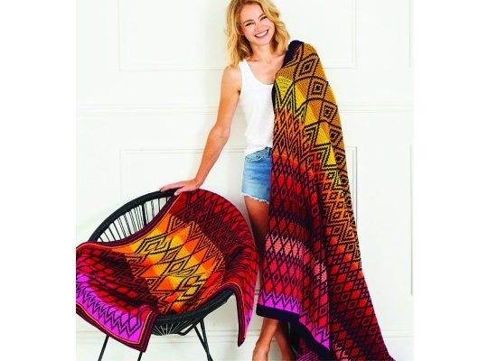 Stylecraft CAL Queen Tequila Sunrise Large Blanket Yarn Pack