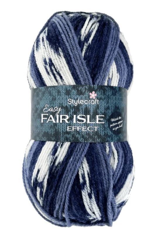Stylecraft Easy Fair Isle Effect Aran Yarn