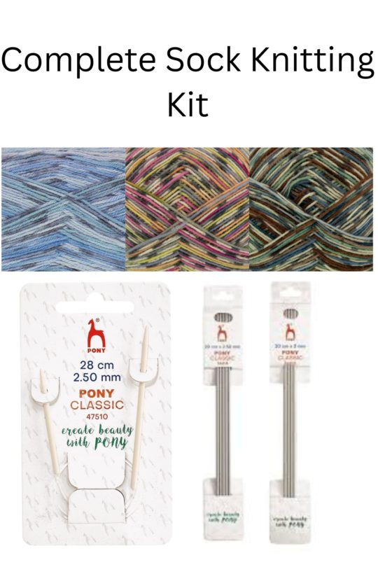 sock knitting kit