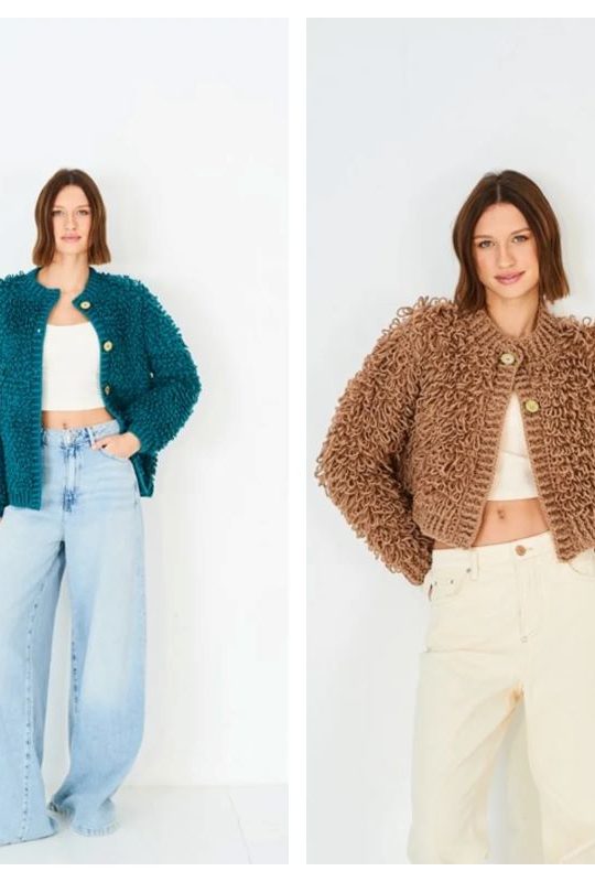 Stylecraft 10215 Adult Loopy Stitch Cardigan Crochet Pattern