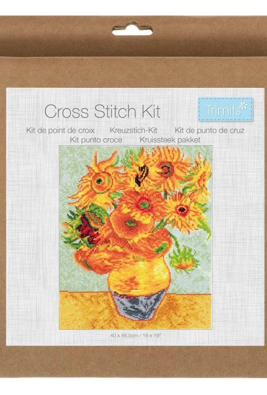 Trimits Autumn Bloom Large Counted Cross Stitch Kit
