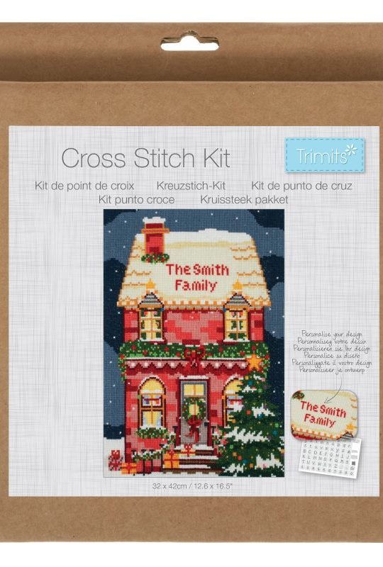 Trimits Festive House Large Counted Cross Stitch Kit